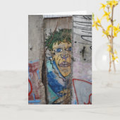 Carte Berlin Wall Art - Berlin, Allemagne (Fleur jaune)