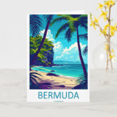 Carte Bermudes 1 (Fleur jaune)