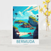 Carte Bermudes 2 (Fleur jaune)
