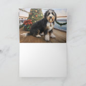 Carte Bernedoodle Christmas Cruise : Pawsome Holiday (Intérieur)