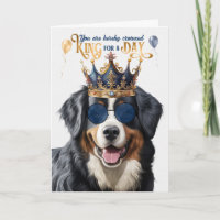 Bernese Mountain Dog King pour une journée d'anniv