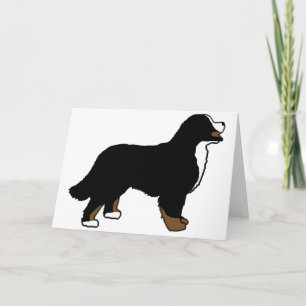 Carte Bernese Mountain Dog Triclolor