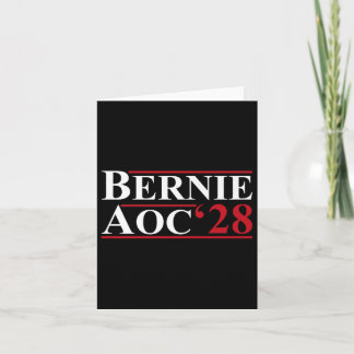 Carte Bernie Aoc 2028 Bernie Sanders Alexandria Cortez P