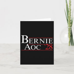Carte Bernie Aoc 2028 Bernie Sanders Alexandria Cortez P