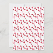 Carte Berries d'hiver verdure Joyeux Noël Photo (Dos)