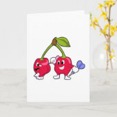 Carte Berry aux fléchettes avec fléchette (Fleur jaune)