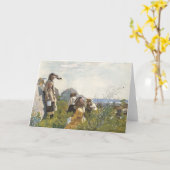 Carte Berry Pickers | Winslow Homer (Fleur jaune)