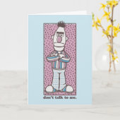 Carte Bert | Ne me parlez pas (Fleur jaune)