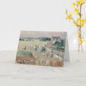 Carte Berthe Morisot - Hanging the Laundry out to Dry (Fleur jaune)