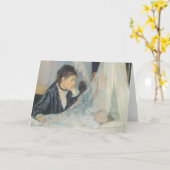 Carte Berthe Morisot, Impressionnisme Vintage (Fleur jaune)
