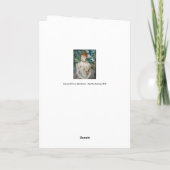 Carte Berthe Morisot - Jeune fille dans une balle (Dos)