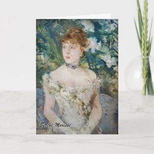 Carte Berthe Morisot - Jeune fille dans une balle