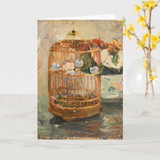 Carte Berthe Morisot - La Cage (Fleur jaune)