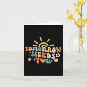 Carte Besoin de vous Sensibilisation à la santé mentale  (Fleur jaune)