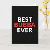 Carte Best Bubba Ever Vintage Brother Design Sibling (Fleur jaune)