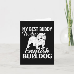 Carte Best Buddy Est Un Bulldog Anglais - Amoureux des c