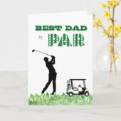 Carte Best Dad by Par Father's Day Card (Fleur jaune)