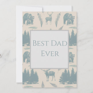 Carte Best Dad Ever Card