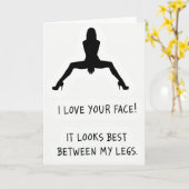 Carte Best Face Between My Legs Card (Fleur jaune)