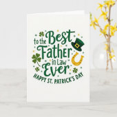 Carte Best Father In Law Ever Card (Fleur jaune)