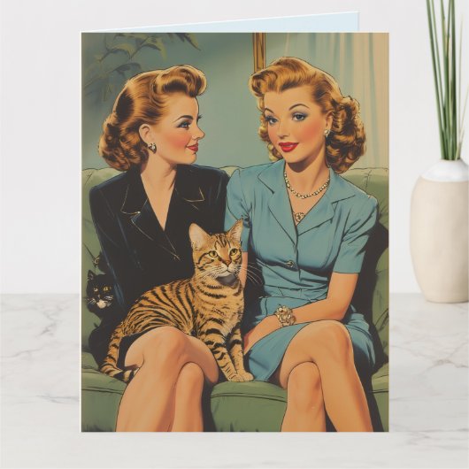 CARTE BEST FRIEND BFF BIRTHDAY RETRO GREETING CARD (Devant)