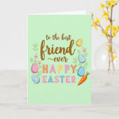 Carte Best Friend Easter Greeting Card (Fleur jaune)