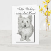 Carte Best Friends Birthday Card (Fleur jaune)