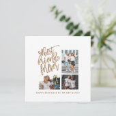 Carte Best Friends Forever 3 Script photo Joyeux anniver (Debout devant)