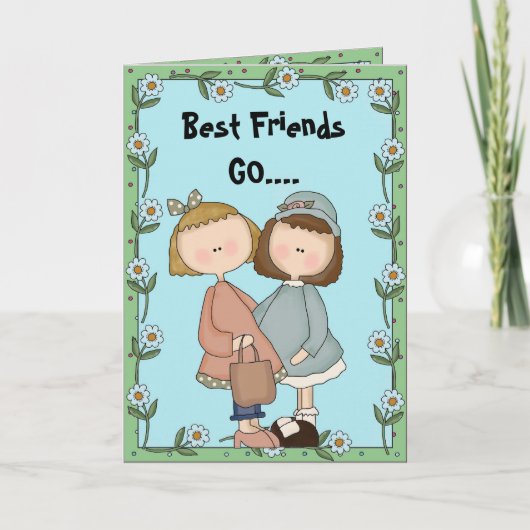 Carte Best Friends Go... (Devant)