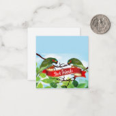 Carte Best Friends Note (Devant/Arrière en situation)