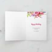 Carte Best Grandma Ever Birthday Photo Greeting Card (Intérieur)