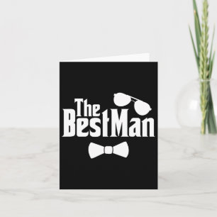 Carte Best Man Friends Groom Bride Mariage Couple Bachel