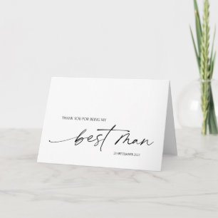 Carte Best Man Merci Don De Groom