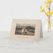 Carte Best Mom Ever Chic écriture manuscrite Script Phot (Fleur jaune)