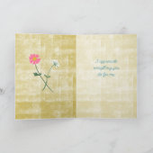 Carte Best Mom Ever – Modern Floral Abstract with Vase (Intérieur)