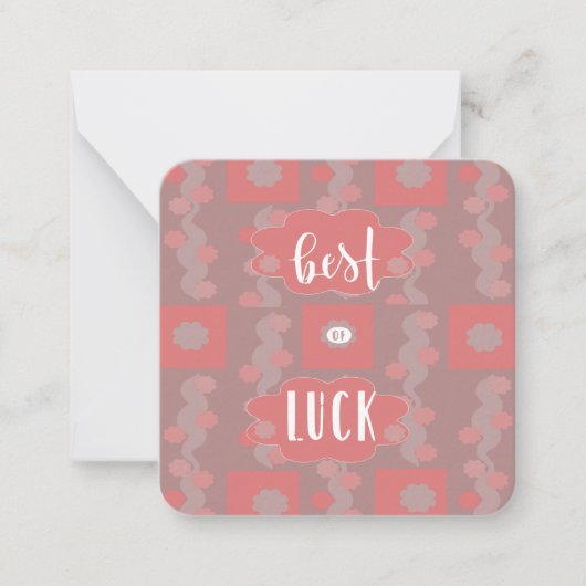 Carte Best of Luck Note (Devant)