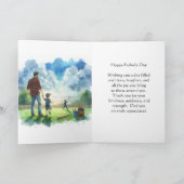 Carte Best Papa Fête des pères Baseball (Intérieur)