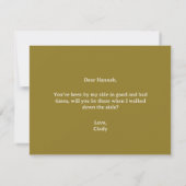 Carte Bestie devient Bridesmaid Proposition Photo (Dos)