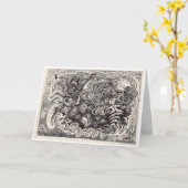 Carte Bête hybride (Fleur jaune)