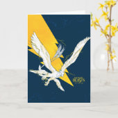 Carte Bêtes fantastiques Thunderbird (Fleur jaune)