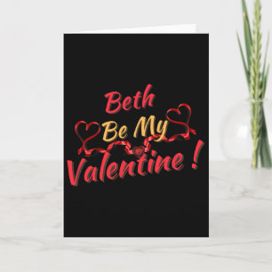 Carte Beth soit ma Saint-Valentin 