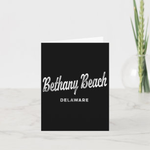 Carte Bethany Beach Delaware De Sports Athlétiques Vinta