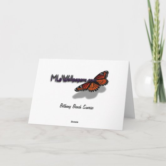 Carte Bethany Beach Sunrise II (Dos)