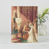 Carte Betrothal Mariage catholique Marie et Joseph (Debout devant)