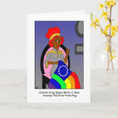 Carte Bette C. Ross : Anniversaire (Fleur jaune)