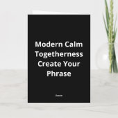 Carte Better Together Minimal Design  (Dos)