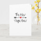 Carte Better Together Modern Aesthetic  (Fleur jaune)