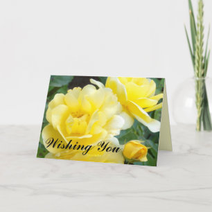 Carte Beurre Crème Roses Anniversaire