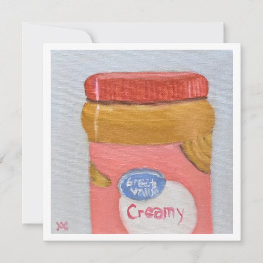 Carte Beurre d'arachide crémeux (Devant)