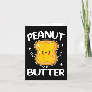 Carte Beurre D'Arachide Et Couple De Jelly Correspondant
